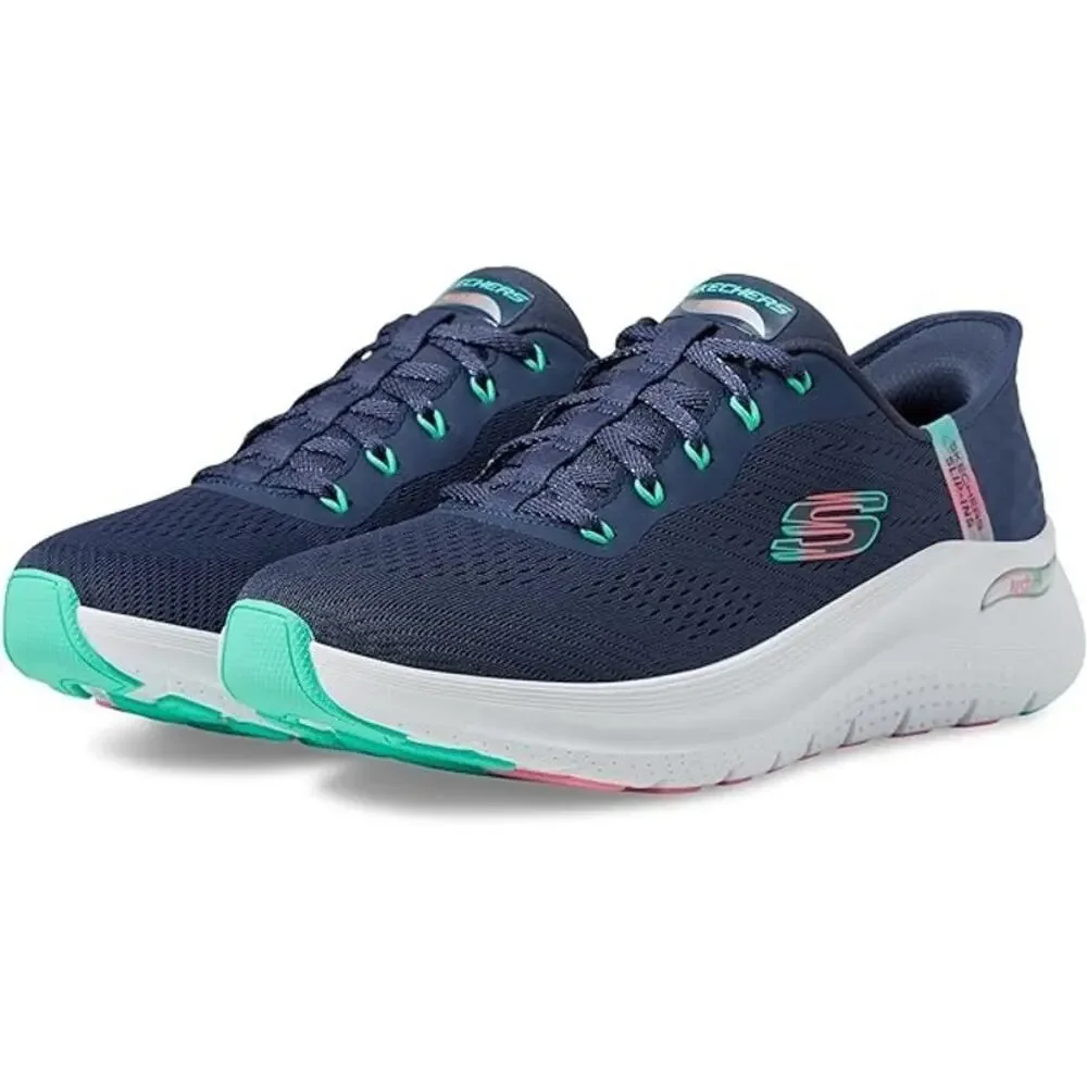 Skechers Easy Chic Slip-ins Arch Fit 2.0 Mesh Sneakers 8W - Picture 1 of 6